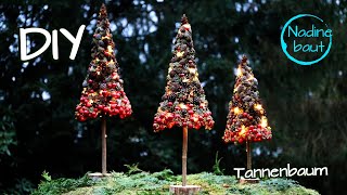 Weihnachtsdeko selber machen  Tannenbaum basteln  DIY Weihnachtsbaum [upl. by Aynotal]