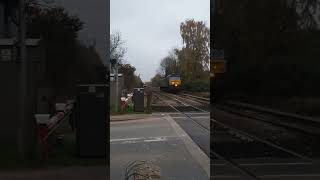 Off timetable loco 170201 passing 47815 great western train class47 [upl. by Yud586]