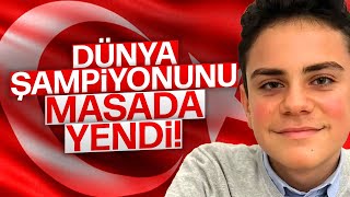 15 Yaşındaki TÜRK 3 KEZ DÜNYA ŞAMPİYONU RUS SATRANÇÇIYI MAT ETTİ  Ediz Gürel vs Grischuk [upl. by Annaliese]