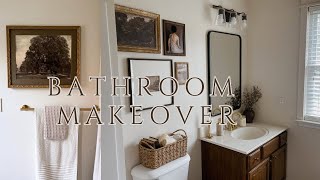 Extreme Bathroom Makeover on a Budget [upl. by Anirtik]