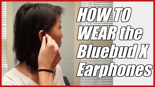 How to Wear Jaybird Bluebudx X Earphones  Demonstration On Getting a Good Fit [upl. by Paz]