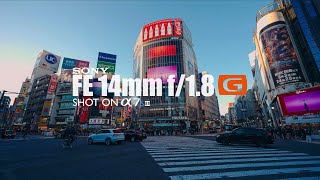 Sony FE 14mm f18 GM 10Bit 4K Video Test Shot it on A7SIII in Tokyo Japan [upl. by Rech]