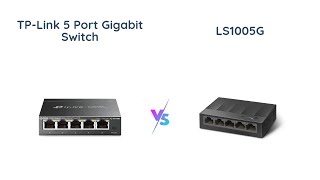 TPLink 5 Port Gigabit Switch vs TPLink Litewave 5 Port Ethernet Switch [upl. by Dabney]