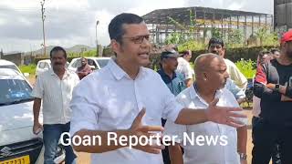 Goan ReporterLOP YuriMla Alton amp Cuncolim Locals gherao Govt Officials on Cuncolim Fish Meal Plant [upl. by Neelrahc]