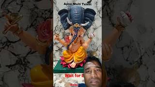 how to making ideal Ganpati Bappa Murti with clay ganeshaspeaks askganesha trandingshorts [upl. by Kendrick96]