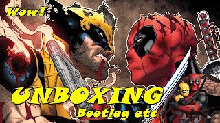 DEADPOOL AND WOLVERINE Unboxing 🎁 bootleg ⚔️ etc un poco de todo 😉 [upl. by Ekihc]