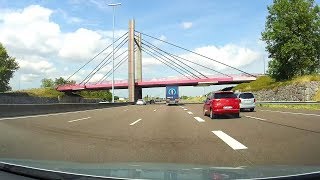 Driving in France Autoroute A6 Chalon to Beaune [upl. by Vizzone724]