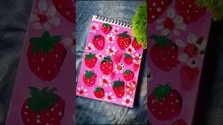 Easy stroberi printing 🍓shorts [upl. by Mungam892]