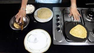 Moong Dal Masala Paratha  Rajasthani Moong Dal Parantha [upl. by Inalan]