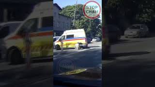 Wypadek skutera z karetką w Sopocie stopcham wypadek [upl. by Asiat]