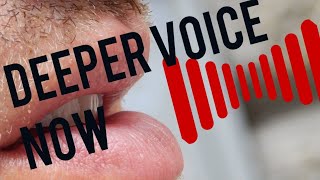 How To Deepen Your Voice FTM Works PreT Instant [upl. by Lellih]