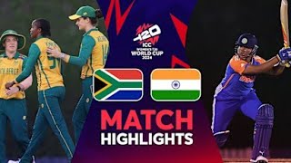 India vs South Africa 10th Warmup Match Highlights  ICC Women World Cup  IND vs SA Highlights [upl. by Sadye]