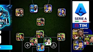 EFOOTBALL PRIME Creat most balanced Italian squed this squed is something else efootball facebook [upl. by Avika]