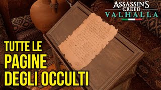 ASSASSINS CREED VALHALLA ITA  TUTTE LE PAGINE DEL CODICE DEGLI OCCULTI [upl. by Akiemaj]