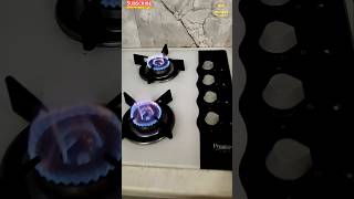 prestige hob top gas stove cleaning gas hob repair how to repair prestige gas stove shorts [upl. by Emad]