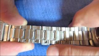 WATCH BAND ADJUSTMENT  RESIZE  HOW TO [upl. by Jeffers]