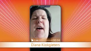 TV Oranje app videoboodschap  Diana Klokgieters [upl. by Maleki]