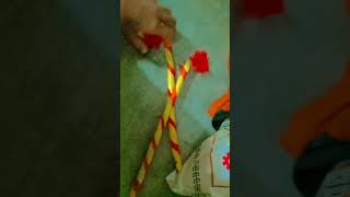 Hand made dandiya in home [upl. by Aicala]