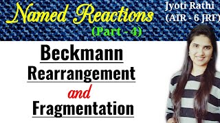 Beckmann RearrangementBeckmann FragmentationMechanismSolved examplesCSIRNET GATE IITJAM hindi [upl. by Niltag]