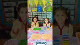 Advanced Montessori Kids are Learning Tall and Short  Tall and Short Activity for Kidskiddytube7 [upl. by Aihsekal595]