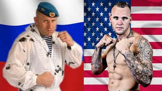 KHARITONOV destroyed the American BEAST The PARATROOPER had a tough fight with the fighter [upl. by Nauqyaj634]