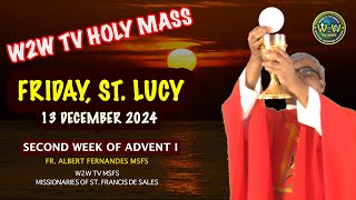 FRIDAY HOLY MASS 13 DECEMBER 2024  SECOND WEEK OF ADVENT I by Fr Albert MSFS holymass mass [upl. by Cher521]