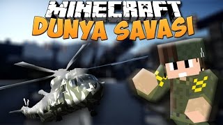 Minecraft Dünya Savaşları Modlu  DÜŞMAN BÖLGESİNDEN HELİKOPTER ÇALMAK  Minecraft World Wars [upl. by Sirkin]