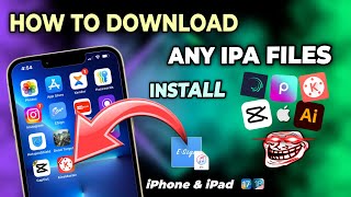 How To Install IPA FILES  Esign iOS No Revoke No PC  Techno Editz [upl. by Inalaehon]