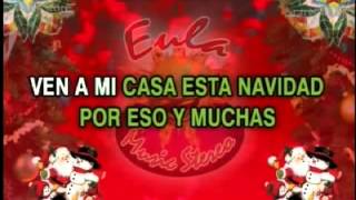 Ven a mi casa esta navidad  Luis Aguilé Karaoke [upl. by Dewayne394]