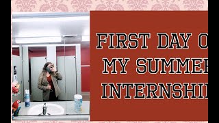 VLOG FIRST DAY of my 1L SUMMER INTERNSHIP as a LEGAL FELLOW [upl. by Malynda910]