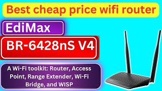 EdiMax BR6428nS V4 WIFI Router  Best Cheap Price WiFi Router in Pakistan [upl. by Naahsar291]