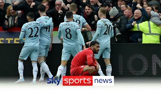 Kidderminster Harriers knocked out of the FA Cup as West Ham narrowly avoid shock defeat [upl. by Aelrac521]