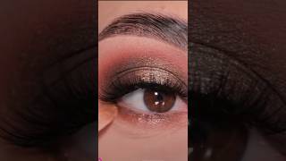 Brown eyes makeup youtubeshortsvideo eyeshadowtoturial eyemakeup eyemekeup makeup viralvideo [upl. by Akemehs]