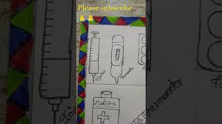 How make a first aid kit for easy trick Easy first aid kit drawing for paper [upl. by Ulu]