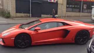 Lord Aleems Aventador spotted in Bradford [upl. by Ishmael]