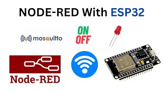 NodeRed with ESP32  Control led tutorial [upl. by Andriana]