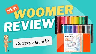 NEW Woomer colored pencil review Like Buttah [upl. by Thurnau]