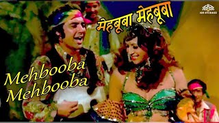 Mehbooba Mehbooba  Sholay 1975  Helen  Amitabh Bachchan  Bollywood Dance Hit Song [upl. by Cirri]