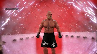 WWE  Goldberg vs Brock Lesnar  Extreme Rules [upl. by Yelyr]