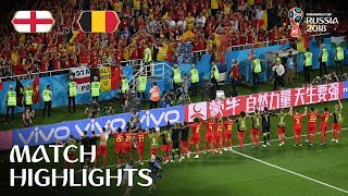 England v Belgium  2018 FIFA World Cup  Match Highlights [upl. by Gothard]