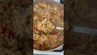 Soğanlı kapya biberli bulgur pilavı bulgurpilavı pilavtarifi yummy keşfet viralvideo recipe [upl. by Dahlstrom]