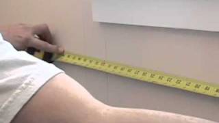 Measuring for Wainscoting panels [upl. by Elbon]