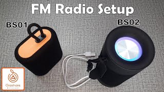 Mitsushi Orashare Radio 📻 How to set up FM Tuner on Bluetooth Speaker [upl. by Olodort]