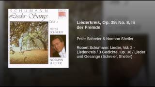 Liederkreis Op 39 No 8 In der Fremde [upl. by Idnew]