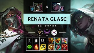 Renata Glasc Support vs Senna Vision Controller  KR Master Patch 1419 [upl. by Weiss]