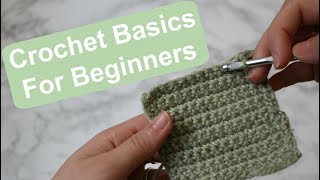 How to Crochet  Crochet Basics For Beginners [upl. by Hasila]