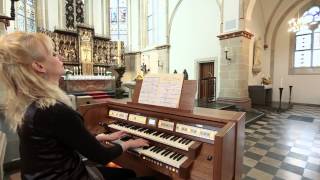 Iris Rieg plays Fantasie in gmoll BWV 542 by JS Bach [upl. by Ellenad]