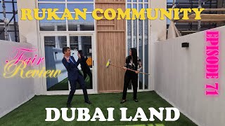 Townhouse or loft Fair review of Rukan Community in Dubai [upl. by Lieno]