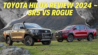 Toyota Hilux SR5 vs Toyota Hilux Rogue  Engine and Performance Review 2024 [upl. by Akissej]