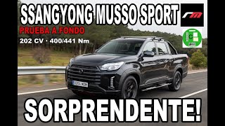 SSANGYONG MUSSO SPORT  PICKUP ICE DIESEL  Prueba a fondo  revistadelmotores [upl. by Parsons]